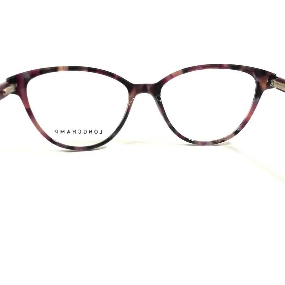 Longchamp Eyeglasses Frames LO2615 219 Purple Tortoise Cat Eye 54-16-135